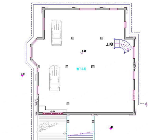 喜歡這樣的復式三層帶地下層農(nóng)村別墅戶型設計圖么？