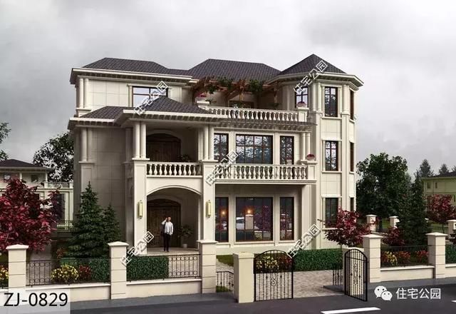 剛出爐的6套風格各異農村別墅設計圖，很適合農村自建