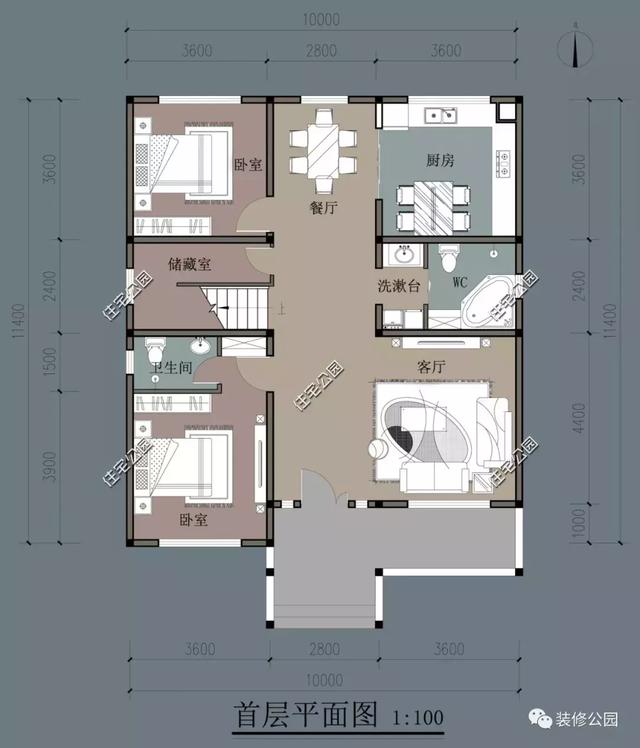 剛出爐的6套風格各異農村別墅設計圖，很適合農村自建