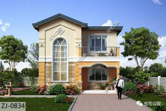 剛出爐的6套風格各異農村別墅設計圖，很適合農村自建