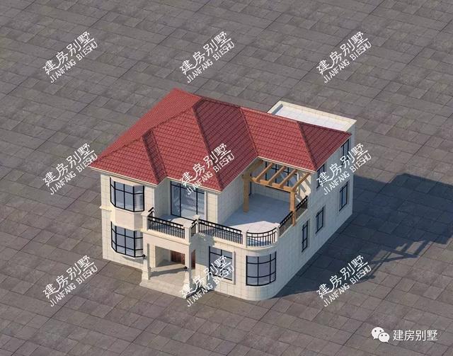 三棟農村自建房設計圖紙，一看就是好別墅，又符合農村建房習慣，又大氣