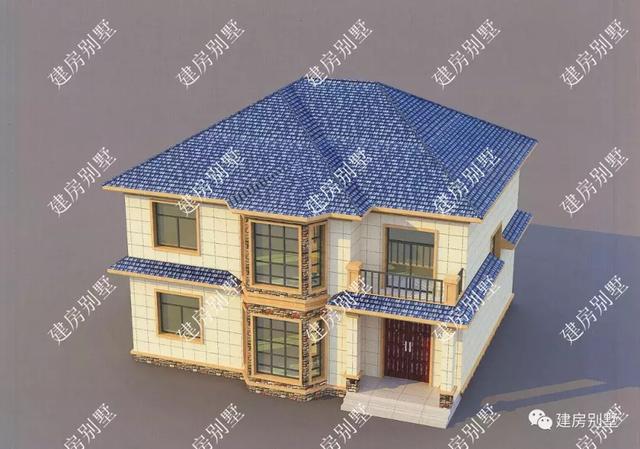 三棟農村自建房設計圖紙，一看就是好別墅，又符合農村建房習慣，又大氣