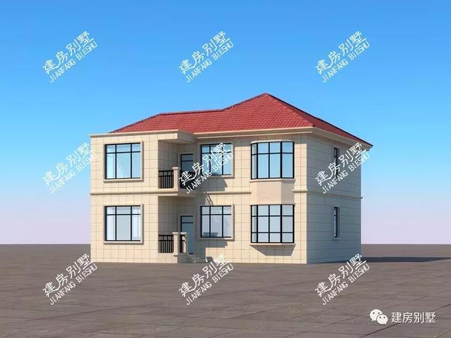 三棟農村自建房設計圖紙，一看就是好別墅，又符合農村建房習慣，又大氣