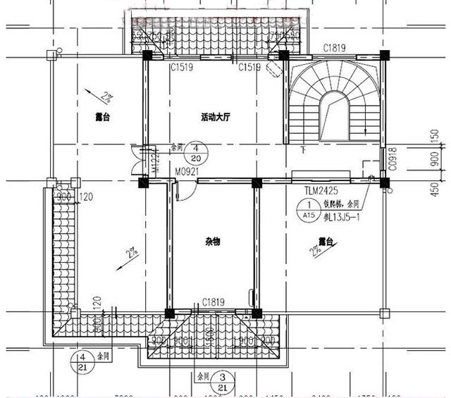 新中式四層復式別墅設計圖，造價55萬，能最大需要的滿足生活需要
