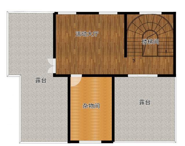 新中式四層復式別墅設計圖，造價55萬，能最大需要的滿足生活需要
