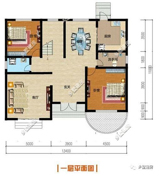 二層清新自然田園風(fēng)農(nóng)村自建房，看過的人都想回農(nóng)村建一棟！