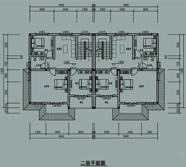 三層兄弟雙拼農村自建房，左右對稱，戶型合理，四平八穩，穩重大氣，農村建房必選