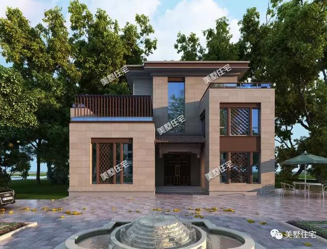 平屋頂好還是坡屋頂好？平頂施工簡單，造價低，6款平屋頂別墅設計圖分享給你