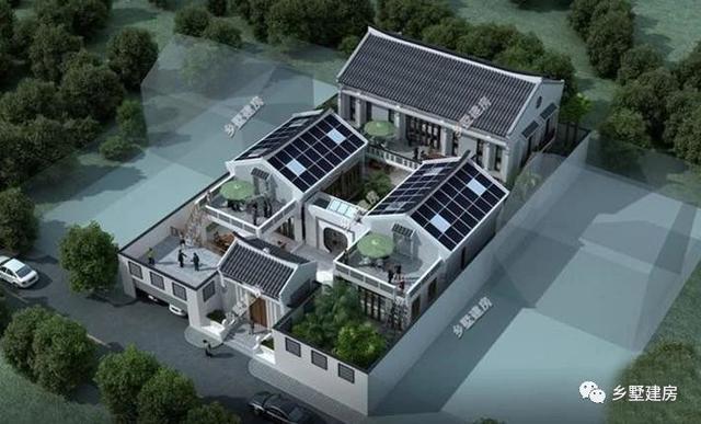 15款中國傳統建筑四合院別墅設計圖，款款精致，經典大氣