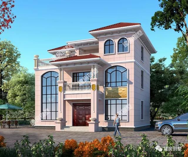 外觀相似的3款農村別墅設計圖，布局各有各的特點