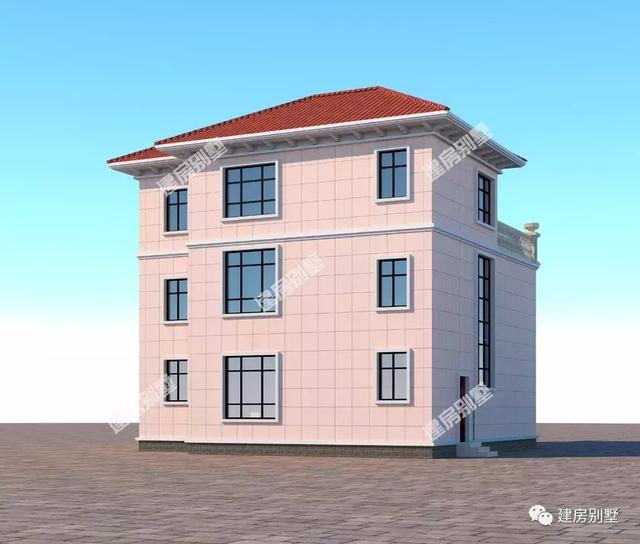 外觀相似的3款農村別墅設計圖，布局各有各的特點