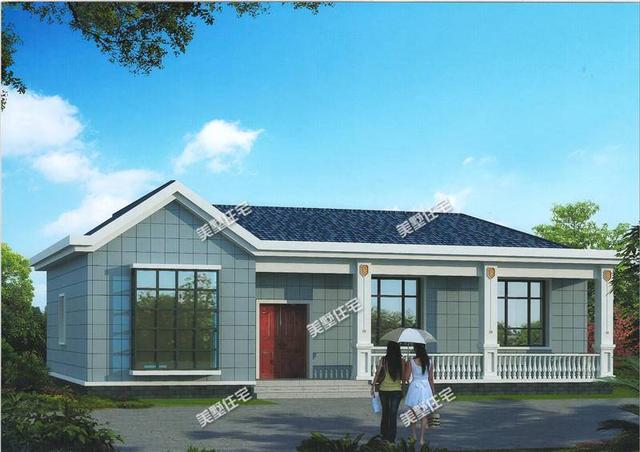 三款農(nóng)村一層別墅設(shè)計(jì)圖，適合當(dāng)養(yǎng)老房