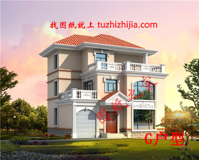 經典農村三層樓房設計圖,各種尺寸,各種戶型供您選擇