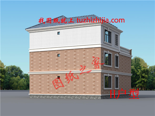 經典農村三層樓房設計圖,各種尺寸,各種戶型供您選擇