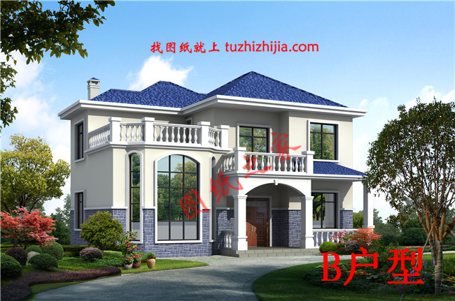 10套農村經典二層樓房設計圖紙，多戶型，多尺寸，總有一款適合您