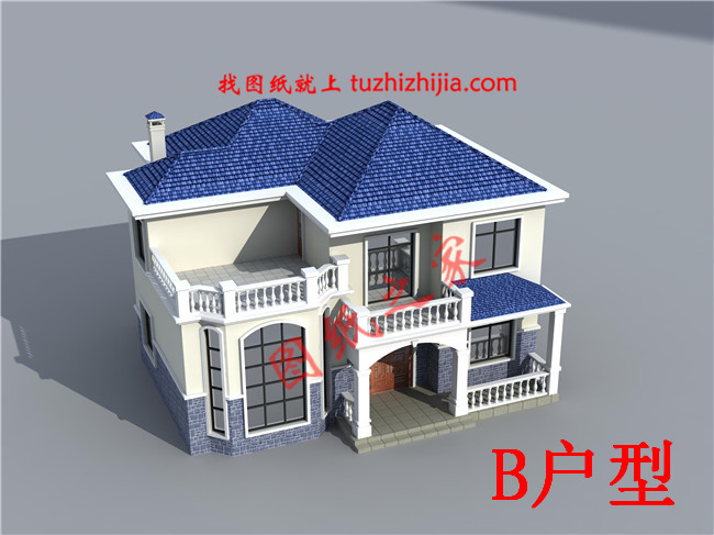 10套農村經典二層樓房設計圖紙，多戶型，多尺寸，總有一款適合您