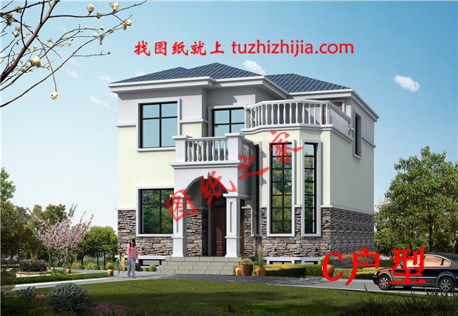 10套農村經典二層樓房設計圖紙，多戶型，多尺寸，總有一款適合您