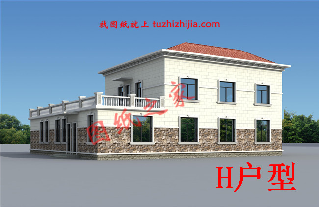 10套農村經典二層樓房設計圖紙，多戶型，多尺寸，總有一款適合您