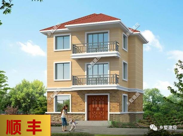 三層簡單的田園風(fēng)自建房，占地面積73.61平方米，讓你享有富有朝氣的慢生活！