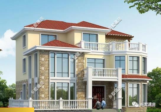 三層簡單的田園風(fēng)自建房，占地面積73.61平方米，讓你享有富有朝氣的慢生活！