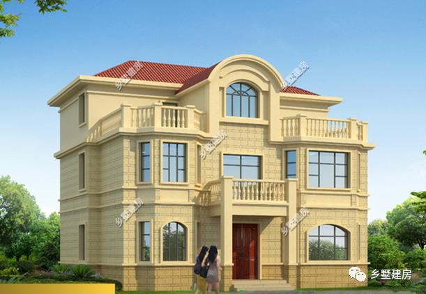 三層農村小別墅設計圖，堂屋加大露臺的搭配，讓我也就看了十幾遍，你們喜歡這樣的別墅嗎？