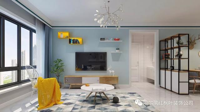 人生第一套80㎡北歐風格裝修效果圖，經濟實惠，裝修效果一級棒！