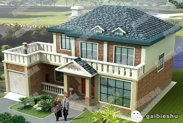 2款二層農(nóng)村小別墅設(shè)計圖，造價不高，適合普通農(nóng)村家庭建造