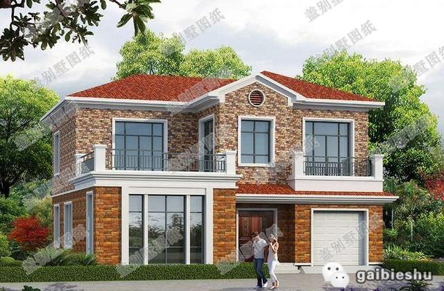 2款二層農(nóng)村小別墅設(shè)計圖，造價不高，適合普通農(nóng)村家庭建造