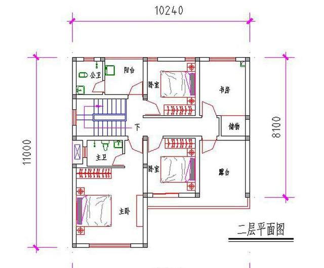 一款中式一款徽派風(fēng)格二層農(nóng)村自建房設(shè)計圖，均帶有古典韻味，很中國風(fēng)