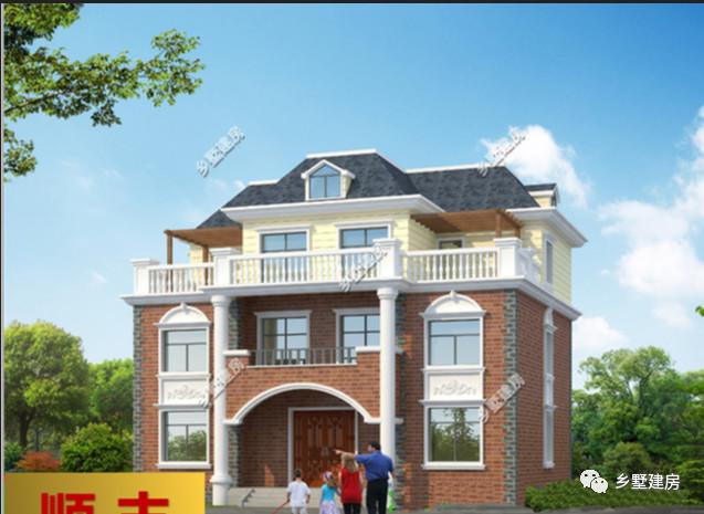 今日推薦農村別墅設計圖，用在城里買房交首付的錢不如在農村建個別墅，既氣派又實用