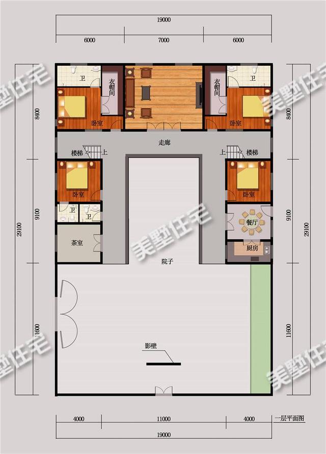 農村中式合院別墅設計圖，將中國建筑的古典美展現的淋漓盡致，中式才是國人的最愛！