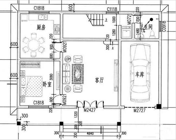 二層農(nóng)村小別墅設(shè)計圖，戶型時尚，符合農(nóng)村環(huán)境