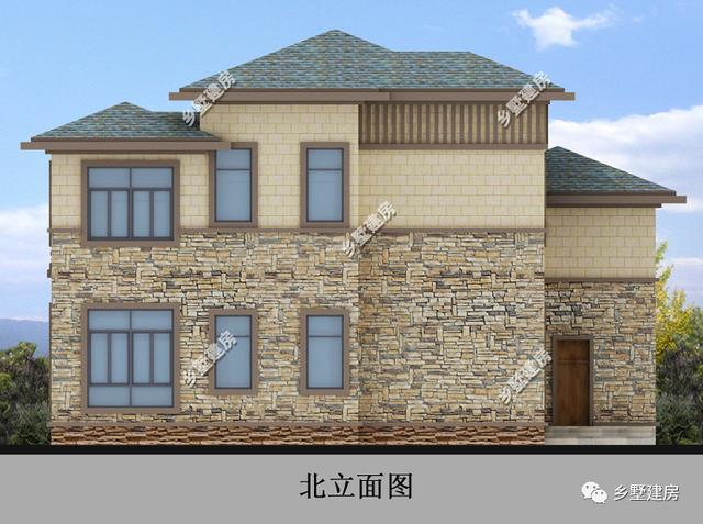 一款新中式別墅設計圖，現(xiàn)在都流行回農(nóng)村建房了，心動的話就趕緊回村建房吧