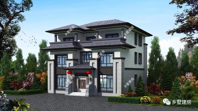 推薦幾款農村別墅設計圖，四世同堂的家庭住一起互相照顧享受天倫之樂