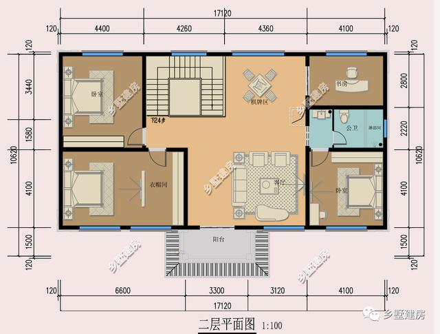 推薦幾款農村別墅設計圖，四世同堂的家庭住一起互相照顧享受天倫之樂