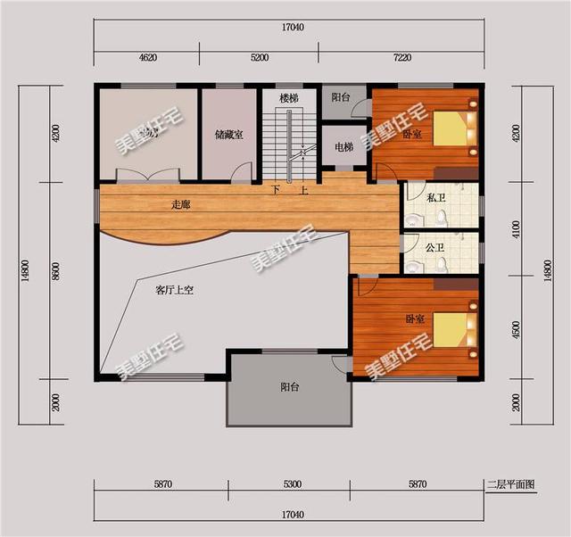 三層歐式農村別墅設計圖，電梯+書房+露臺，為自己提高一下生活品質