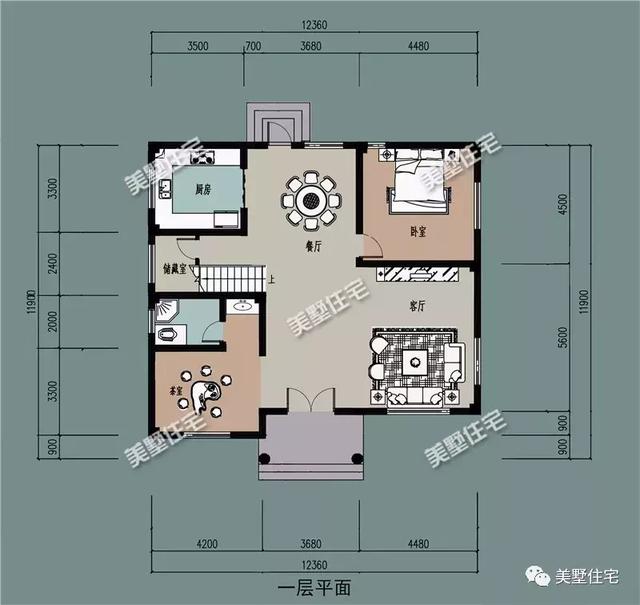 中式帶庭院自建房設(shè)計(jì)圖，建成后很有韻味，有種歸隱山林的感覺(jué)