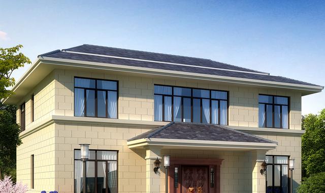 歐式別墅設計圖，一款別墅，設計了兩種外觀，喜歡哪種就建哪種