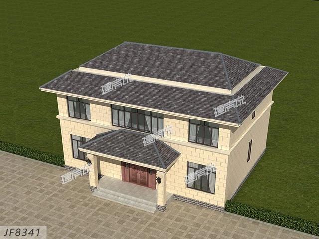 歐式別墅設計圖，一款別墅，設計了兩種外觀，喜歡哪種就建哪種