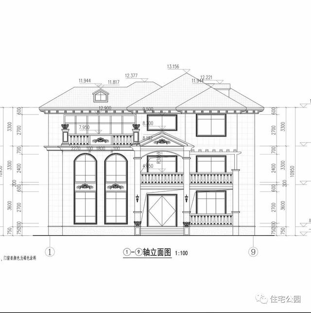 今日實(shí)例別墅設(shè)計(jì)圖，回農(nóng)村建別墅，也算是衣錦還鄉(xiāng)了，還可以盡盡孝道