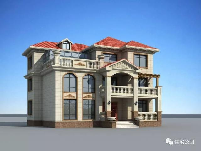 今日實(shí)例別墅設(shè)計(jì)圖，回農(nóng)村建別墅，也算是衣錦還鄉(xiāng)了，還可以盡盡孝道