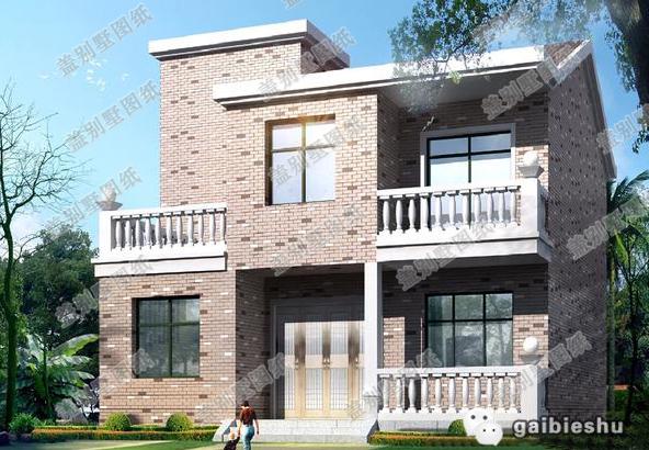 3款二層農村自建房設計圖，主體造價30萬，每一款的設計都獨具特色