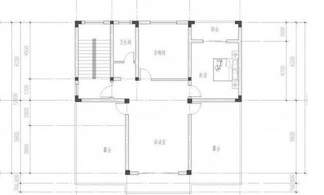 2款帶商鋪門面三層自建房設計圖，這種戶型自己經營或者出租均可，是一種特別實用的戶型