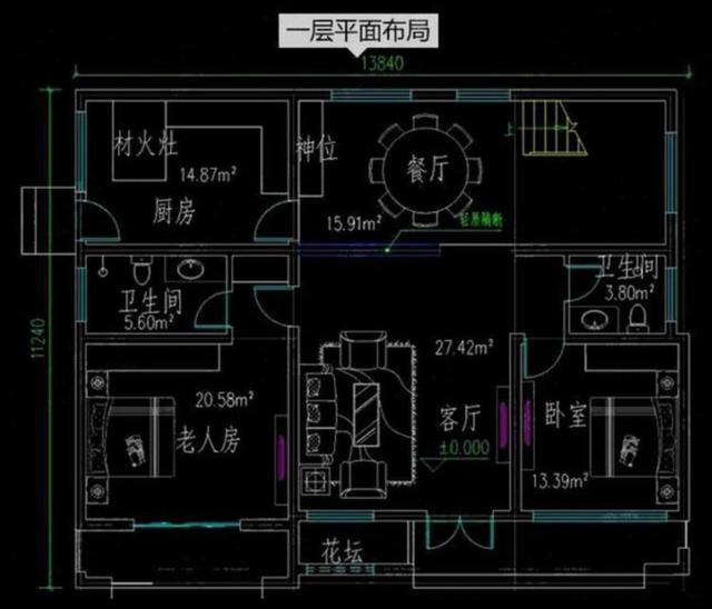 三款不同風格的農村平頂自建房設計圖，有時候平屋頂比坡屋頂更實用