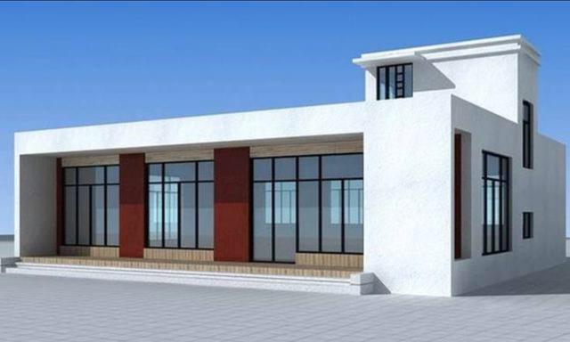 三款不同風格的農村平頂自建房設計圖，有時候平屋頂比坡屋頂更實用