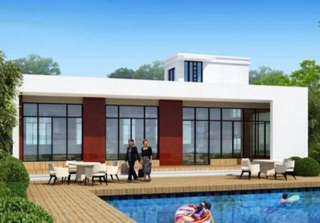 三款不同風格的農村平頂自建房設計圖，有時候平屋頂比坡屋頂更實用