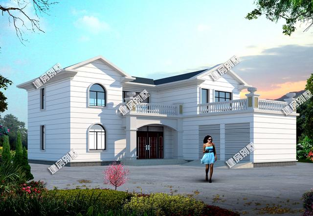 9款帶車庫的二層別墅設(shè)計圖，主體造價都不是很高，簡單實用，讓別人羨慕去吧