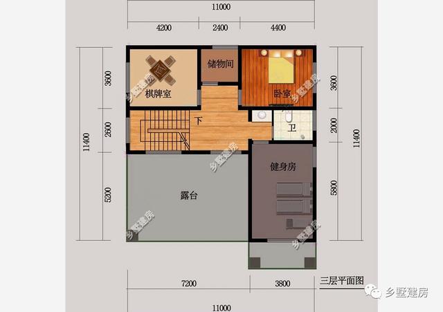3層自建房別墅設計圖，內部想怎么規劃怎么規劃，不出門就可以享受休閑娛樂生活