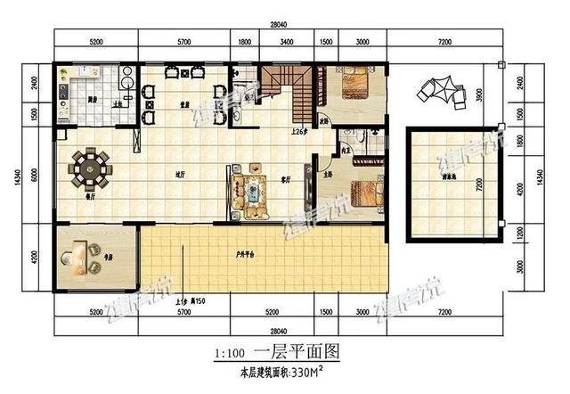 現(xiàn)代風(fēng)別墅設(shè)計(jì)圖，帶私家泳池，帶庭院，這種舒適悠閑的生活你向往么