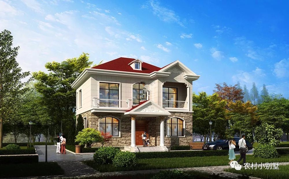 10x10米二層農(nóng)村小樓設(shè)計圖，小戶型精選